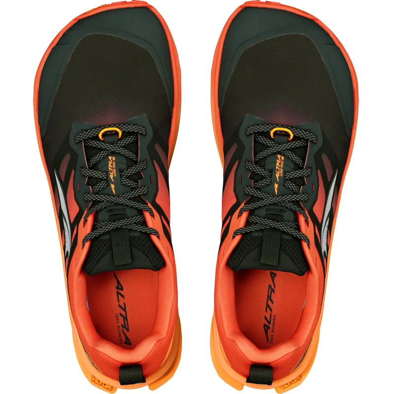 Altra Mens Lone Peak 9+ Trail Shoes - Black-Orange-7