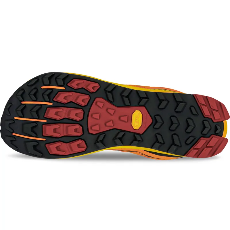 Altra Mens Lone Peak 9+ Trail Shoes - Orange-Black-7