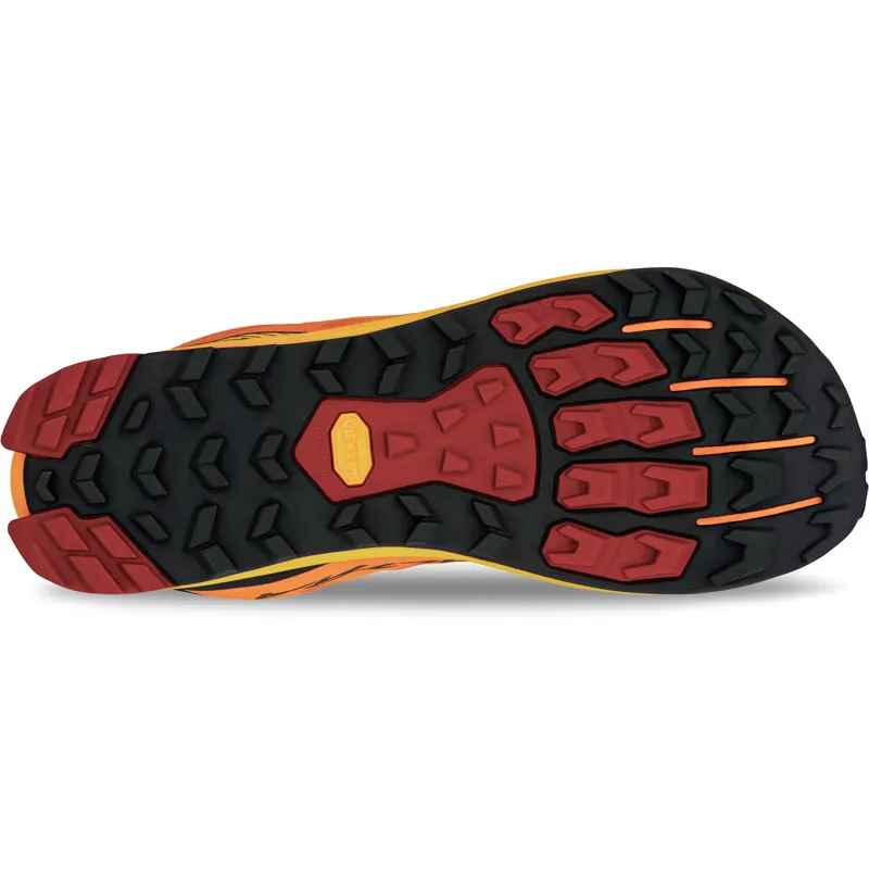 Altra Mens Lone Peak 9+ Trail Shoes - Orange-Black-6