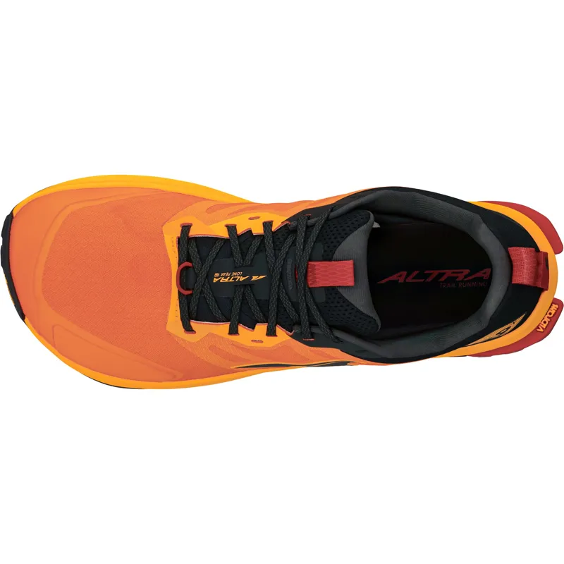 Altra Mens Lone Peak 9+ Trail Shoes - Orange-Black-5