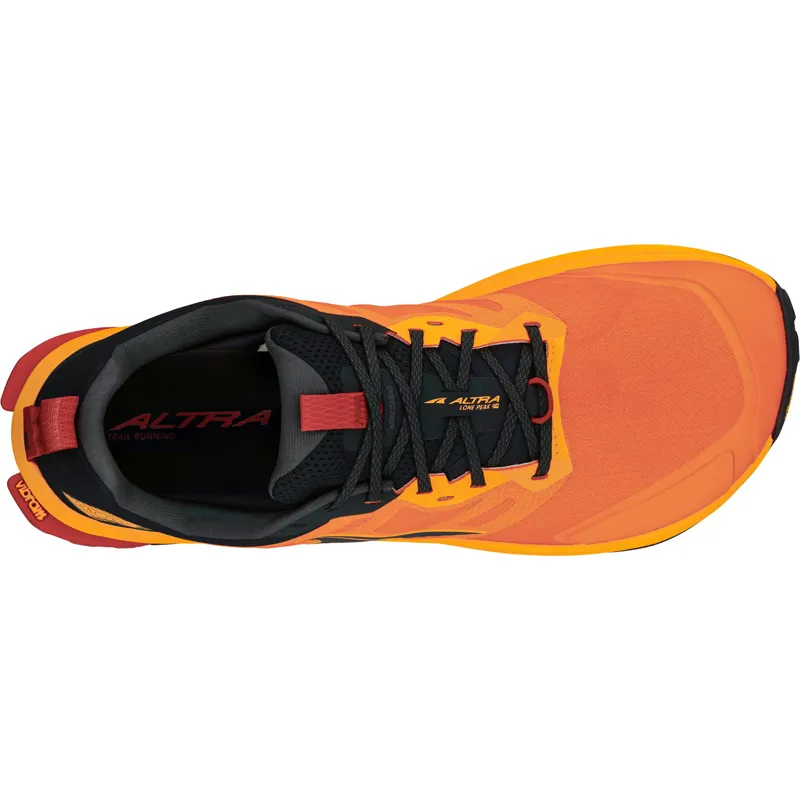 Altra Mens Lone Peak 9+ Trail Shoes - Orange-Black-4