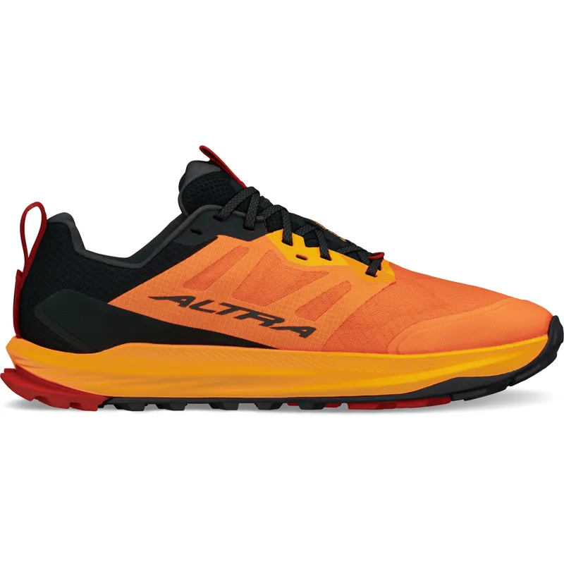 Altra Mens Lone Peak 9+ Trail Shoes - Orange-Black-2