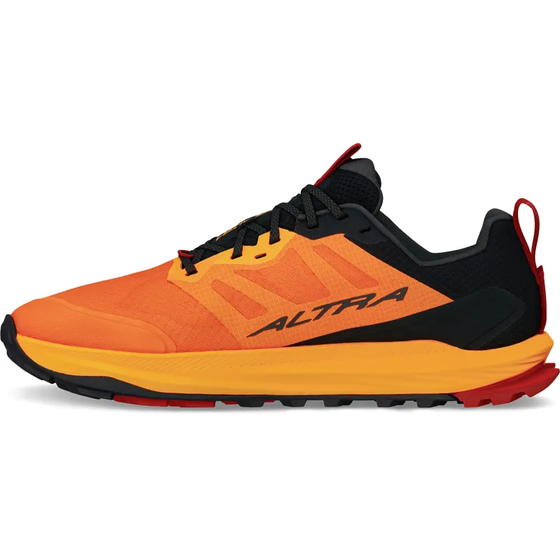 Altra Mens Lone Peak 9+ Trail Shoes - Orange-Black-3