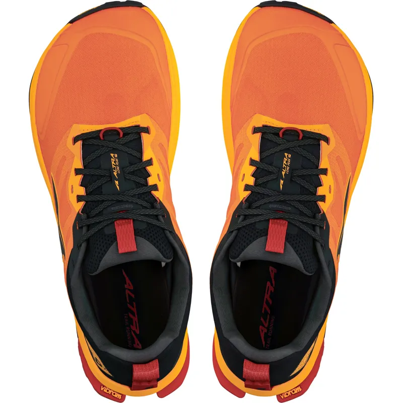 Altra Mens Lone Peak 9+ Trail Shoes - Orange-Black-9