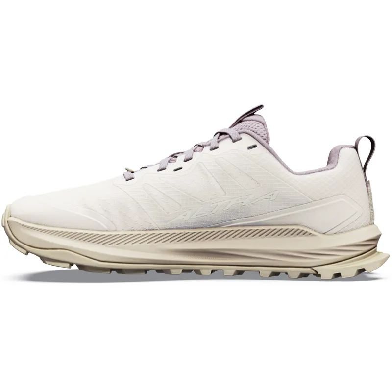 Altra Womens Lone Peak 9+ Trail Shoes - Perfectly Pale-Pearl-Bark-1
