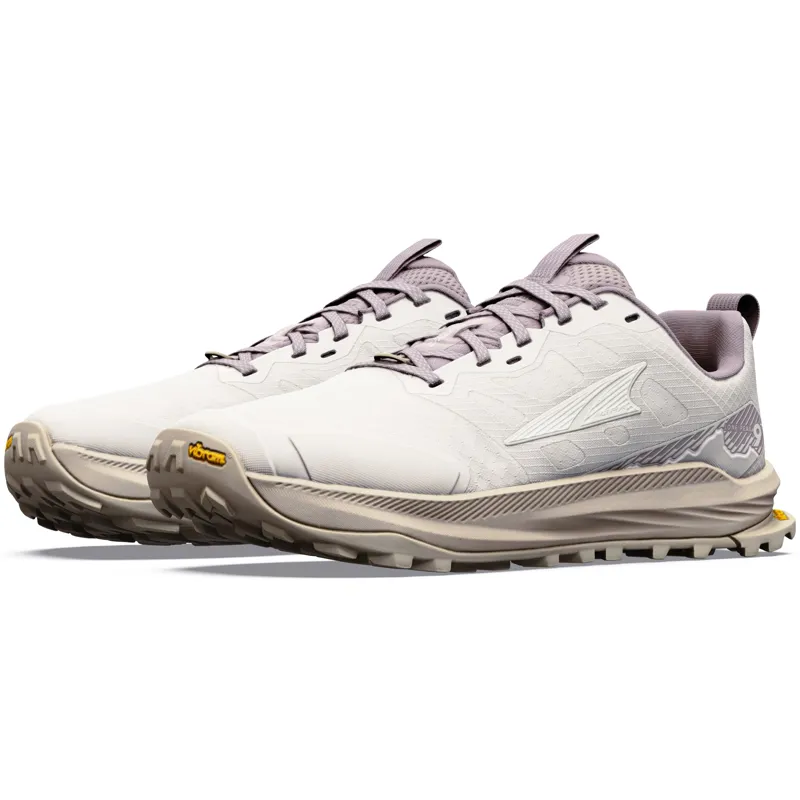 Altra Womens Lone Peak 9+ Trail Shoes - Perfectly Pale-Pearl-Bark-2
