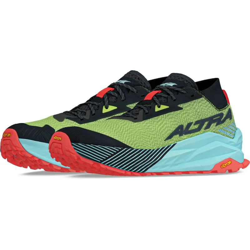 Altra Mens Olympus 275 Shoes - Black-Yellow-8