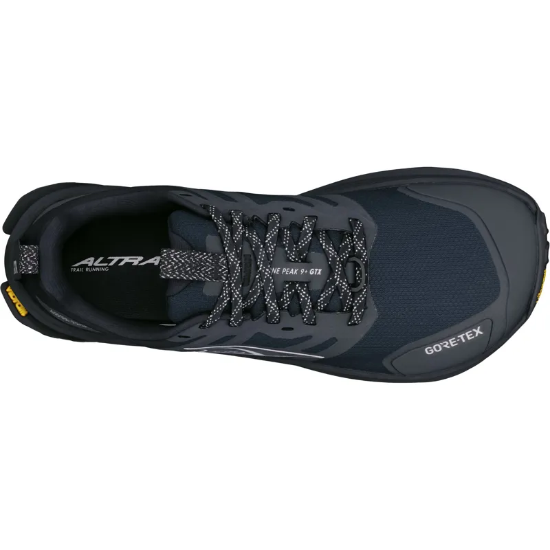 Altra Womens Lone Peak 9+ GTX Trail Shoes - Black-Black-4