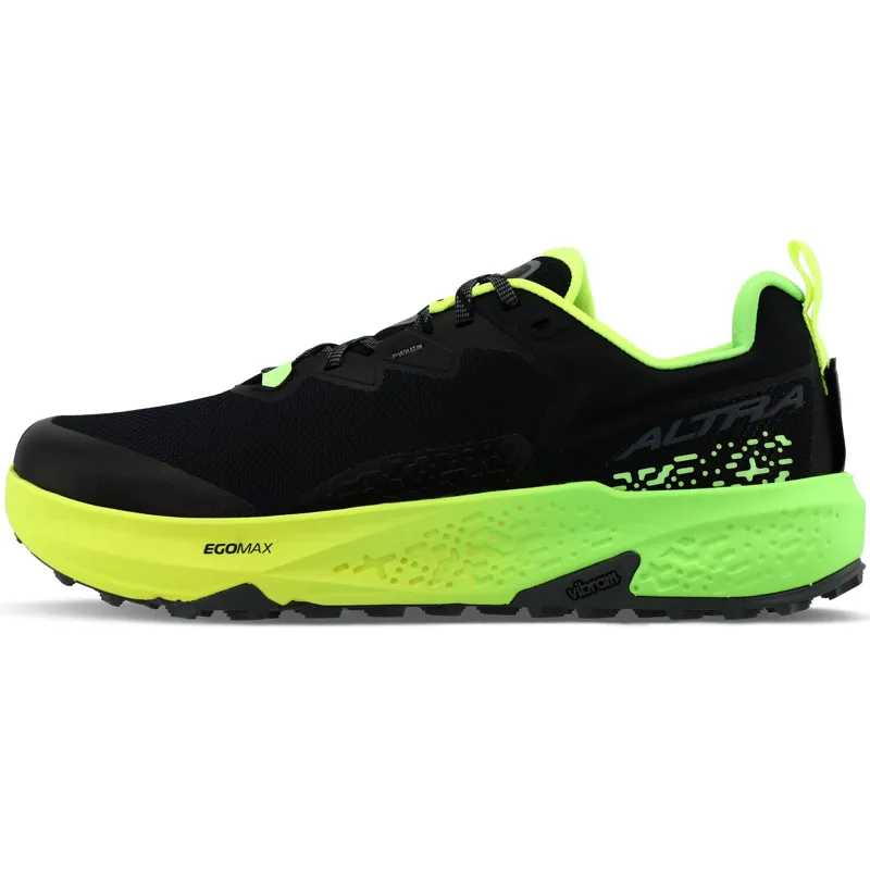 Altra Mens Timp 6 Trail Shoes - Black-Turbulence-Green Gecko-1