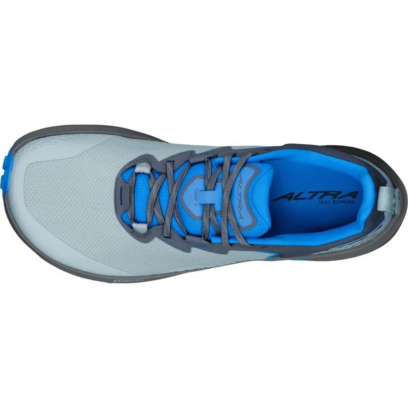 Altra Mens Timp 6 Trail Shoes - Gray-6