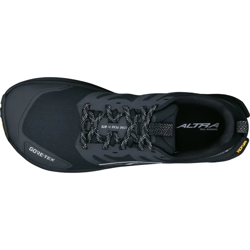 Altra Mens Lone Peak 9 + GTX Trail Shoes - Black-Black-5
