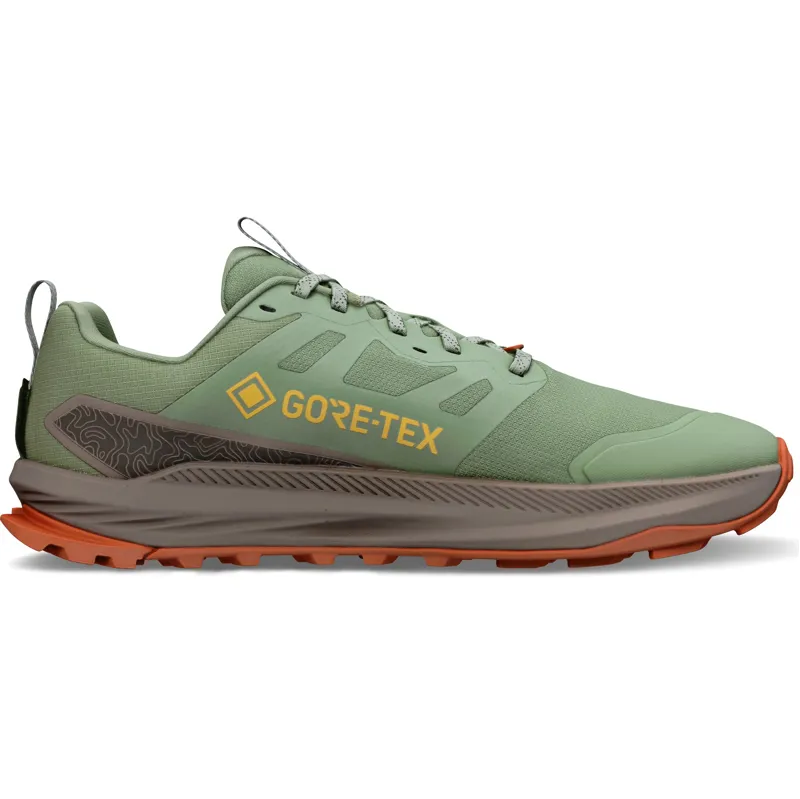 Altra Mens Lone Peak 9 + GTX Trail Shoes - Dusty Olive-2
