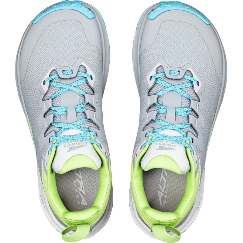 Altra Womens Experience Wild 3+ Trail Shoes - High Rise-Sharp Green-B-4