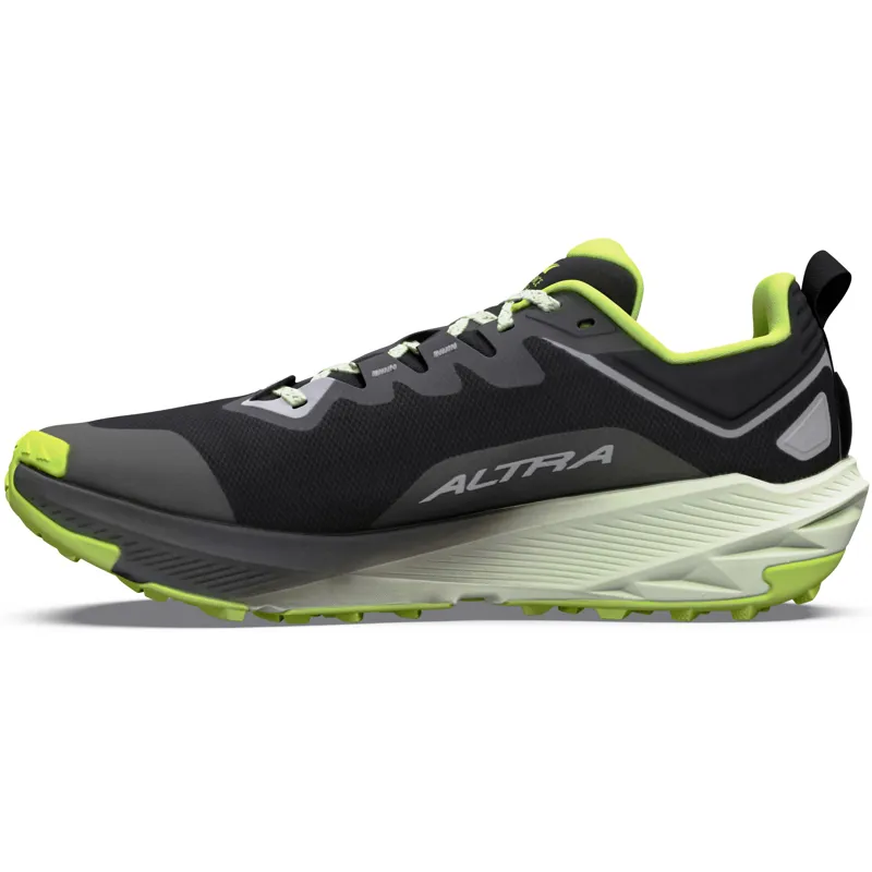 Altra Mens Experience Wild 3+ Trail Shoes - Black-Silver-Acid Lime-1