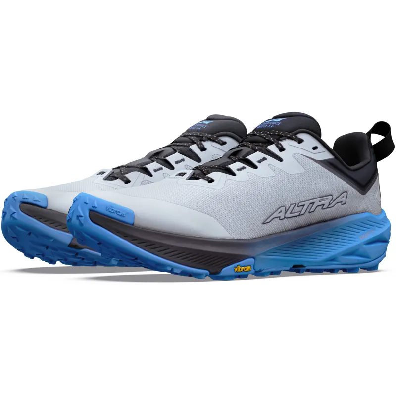 Altra Mens Experience Wild 3+ Trail Shoes - Ultimate Grey-Silver-Super Sonic-2