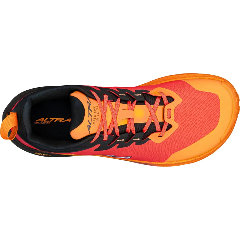 Altra Mens Experience Wild 3+ Trail Shoes - Black-Orange-4