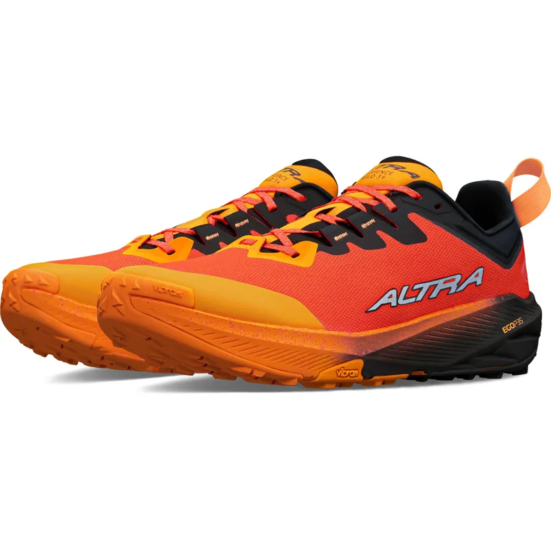 Altra Mens Experience Wild 3+ Trail Shoes - Black-Orange-6