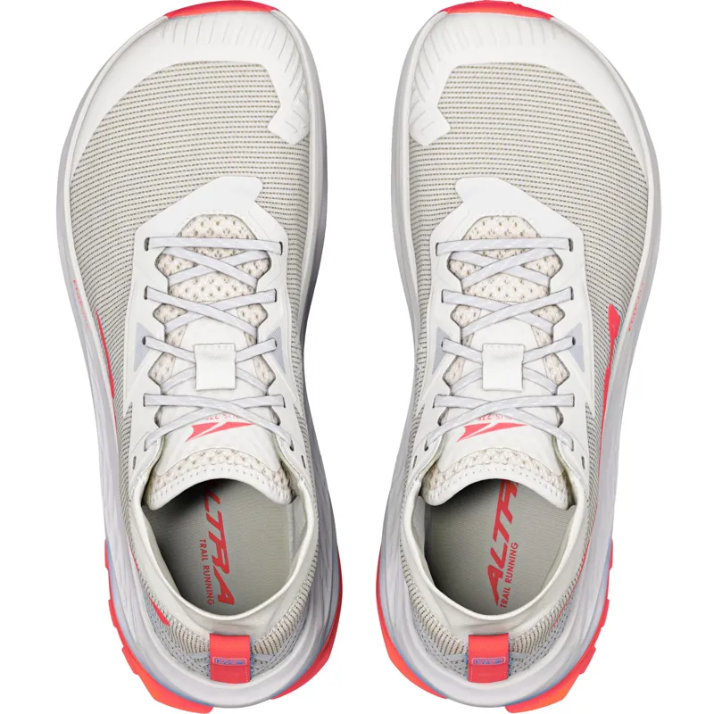 Altra Mens Olympus 275 HILO Trail Shoes - Vaporous Gray-Fiery Coral-4