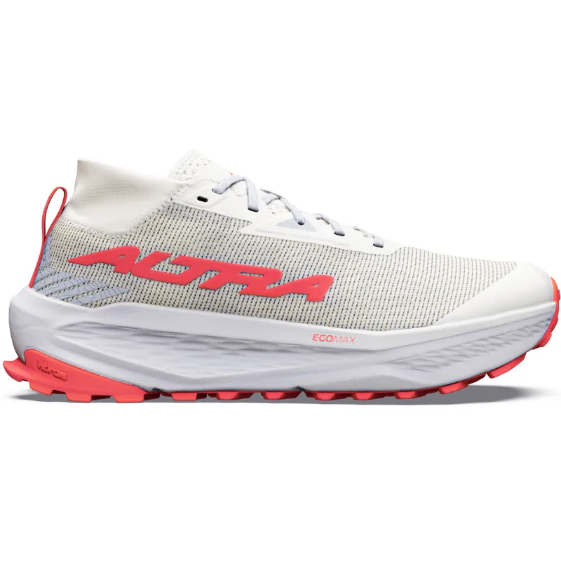 Altra Mens Olympus 275 HILO Trail Shoes - Vaporous Gray-Fiery Coral