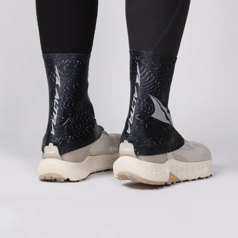 Altra Trail Gaiter - Reflective - Black-Silver-Grey-1