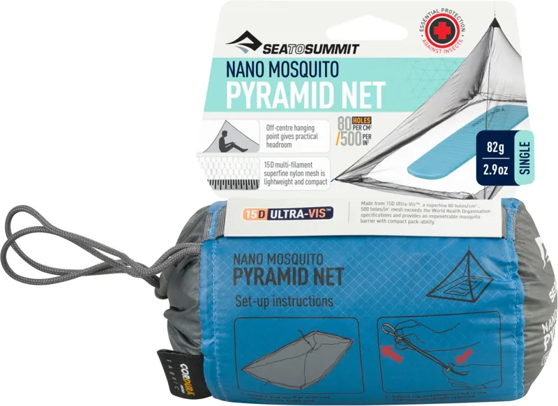 Sea To Summit Nano Mosquito Pyramid Net - Single-4