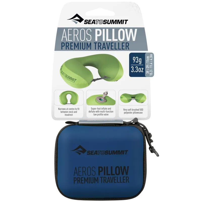 Sea To Summit Aeros Premium Traveller Pillow - Navy-5