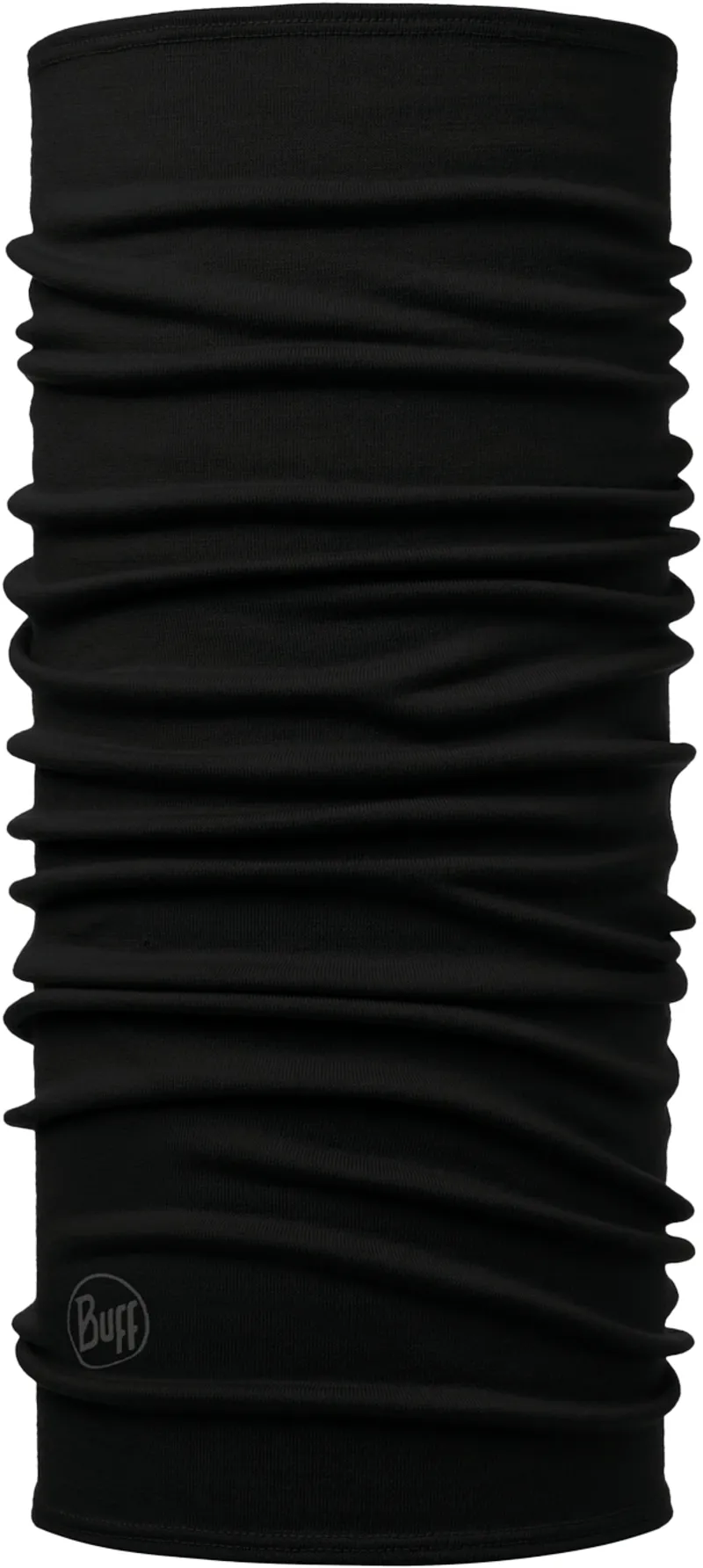 Buff Merino Midweight Wool Buff - Solid Black