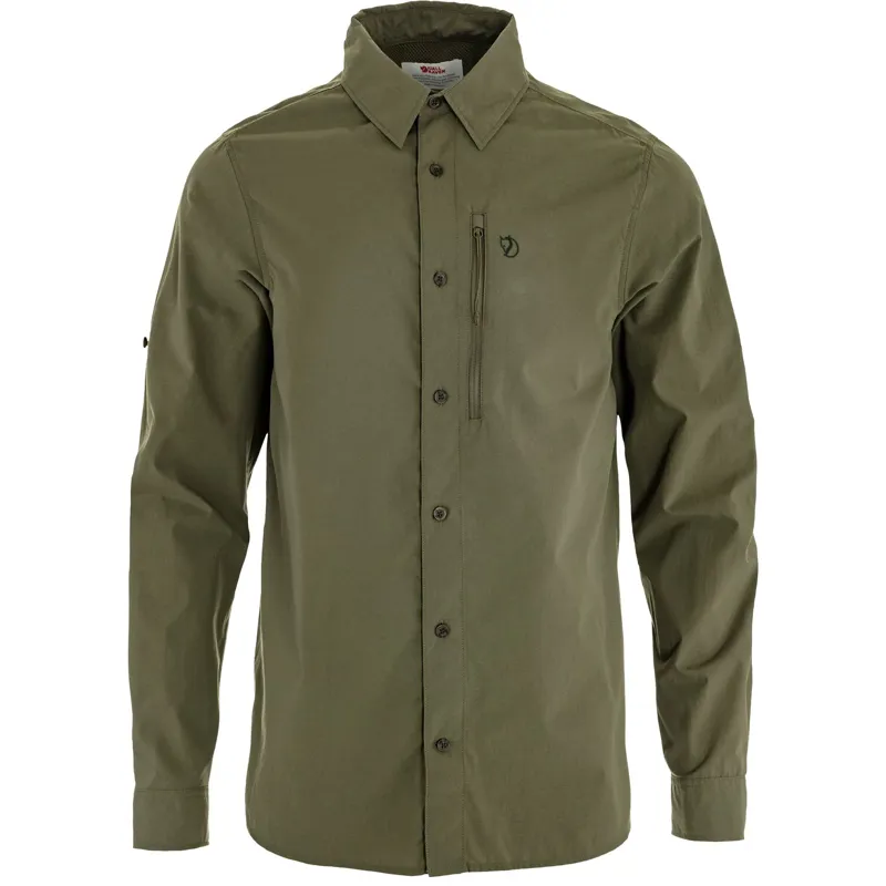 Fjallraven Mens Abisko Hike Long Sleeved Shirt - Laurel Green