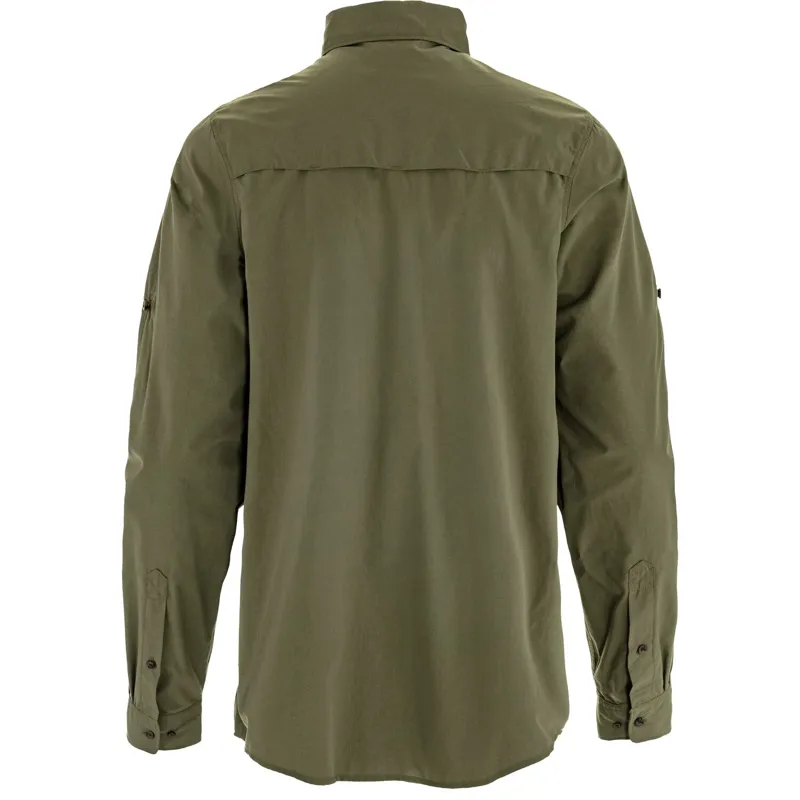 Fjallraven Mens Abisko Hike Long Sleeved Shirt - Laurel Green-1
