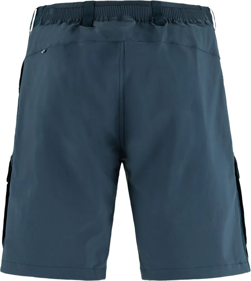 Fjallraven Mens Abisko Hybrid Trail Shorts - Navy-1