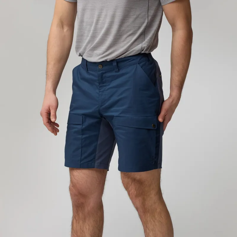 Fjallraven Mens Abisko Hybrid Trail Shorts - Navy-6