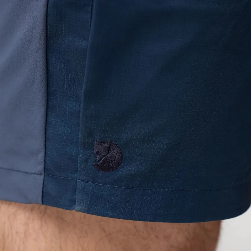 Fjallraven Mens Abisko Hybrid Trail Shorts - Navy-8