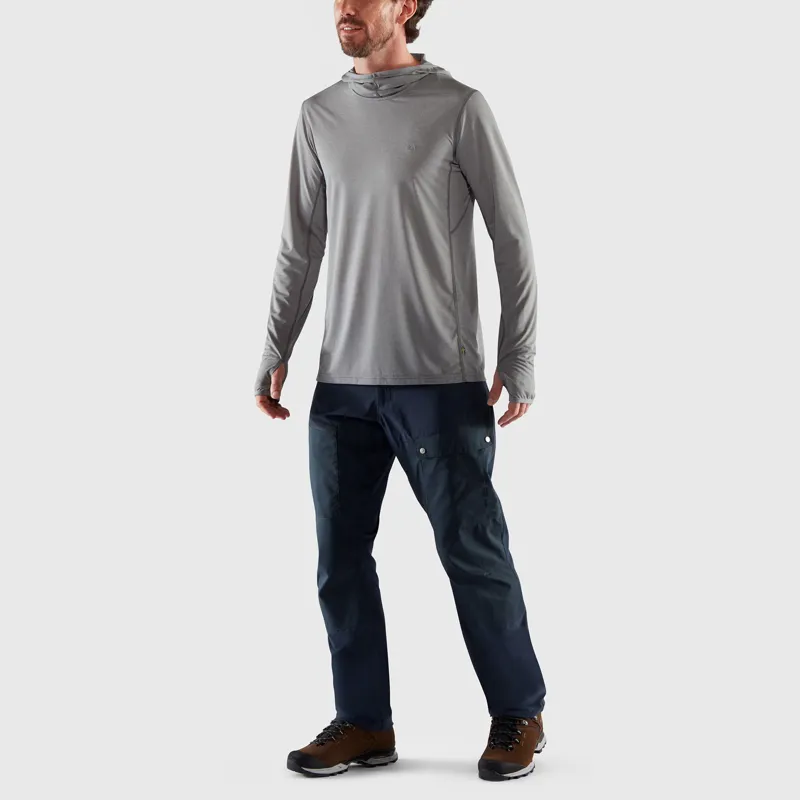 Fjallraven Mens Abisko Sun-Hoodie - Shark Grey-2