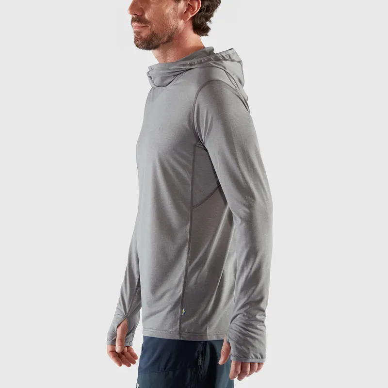 Fjallraven Mens Abisko Sun-Hoodie - Shark Grey-3