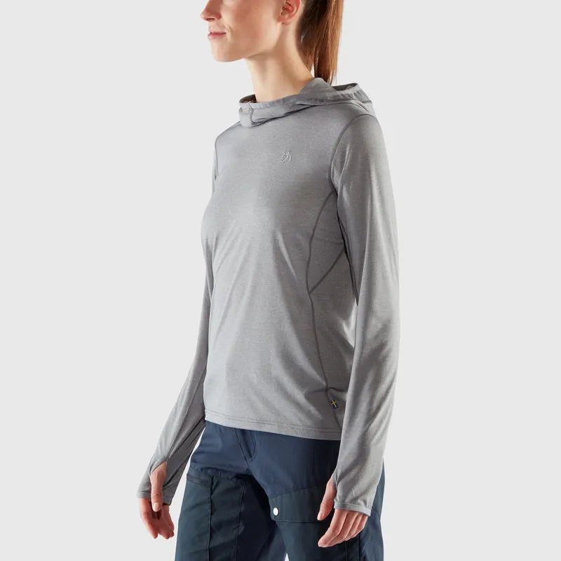 Fjallraven Womens Abisko Sun-Hoodie - Ultramarine-3