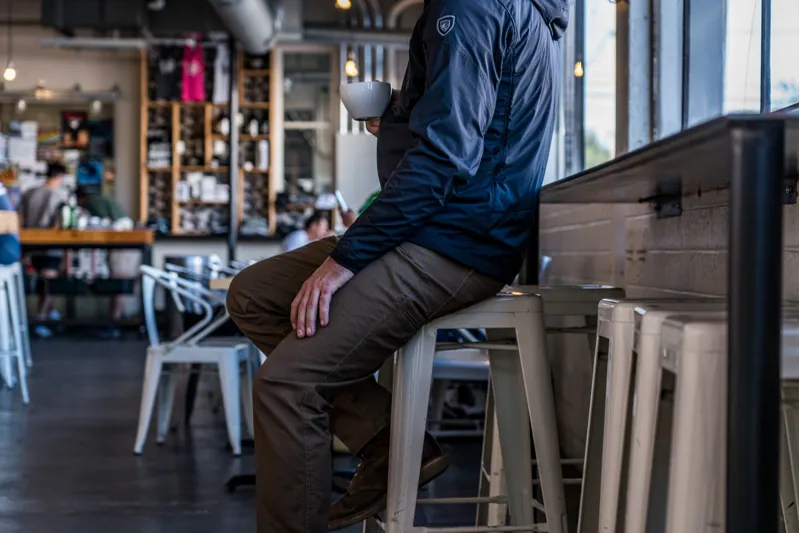 Kuhl Mens Free Rydr Trousers - Dark Khaki-5