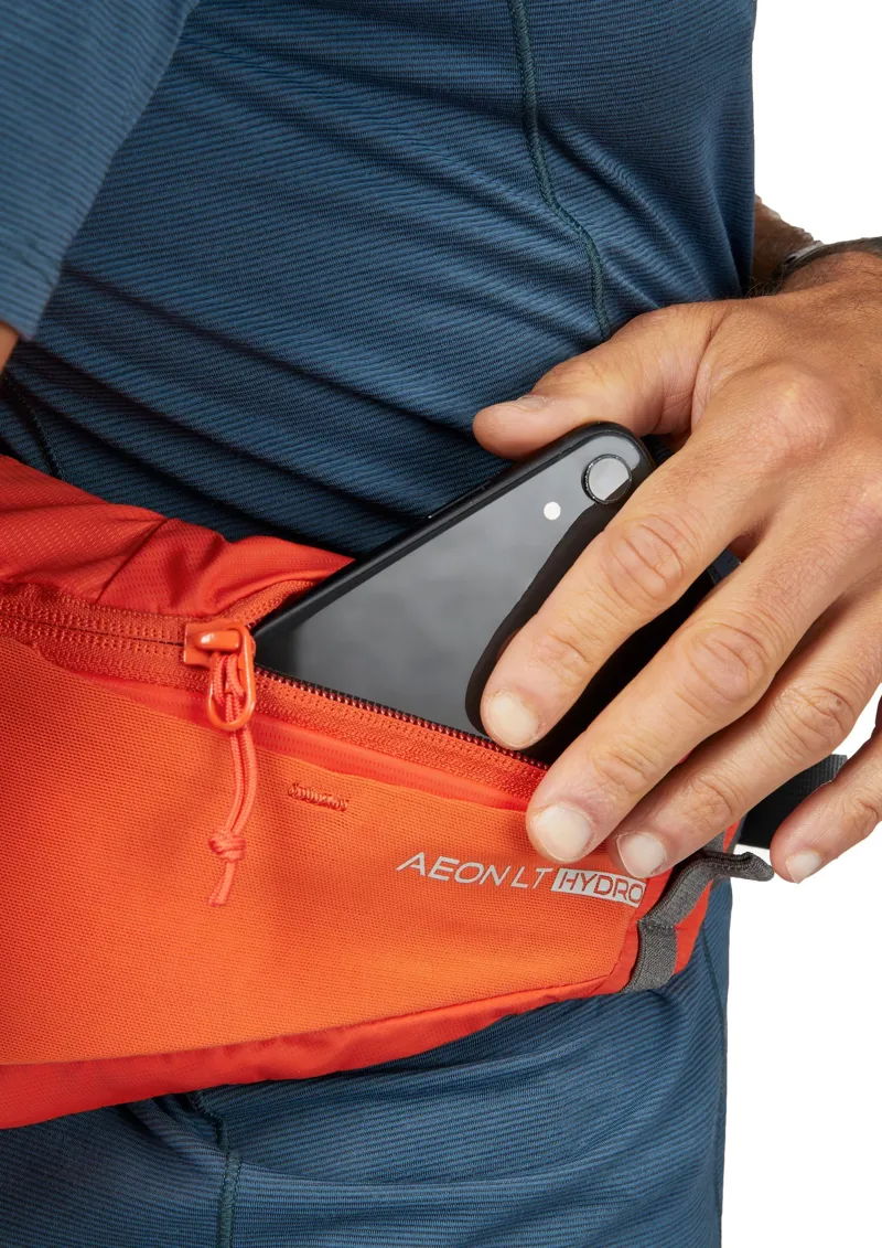 Rab Aeon LT Hydro Waist Belt - Firecracker-10