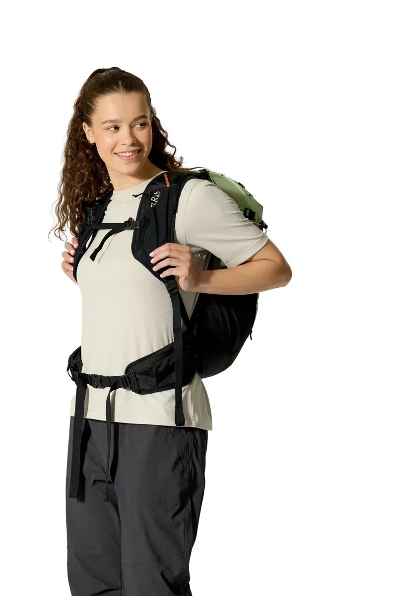 Rab Womens Airox 22ND Rucksack - Fig Green-Black-8