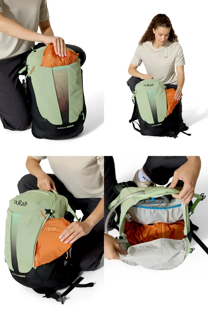 Rab Womens Airox 22ND Rucksack - Fig Green-Black-11