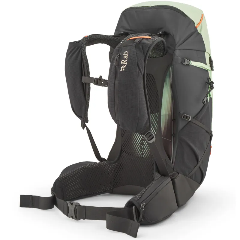 Rab Womens Airox 28ND Rucksack - Fig Green-Black-2