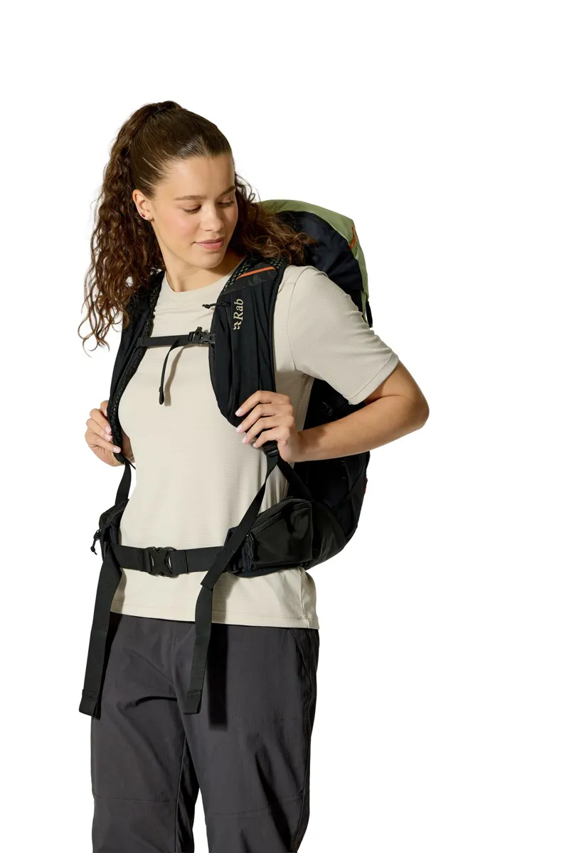 Rab Womens Airox 28ND Rucksack - Fig Green-Black-8