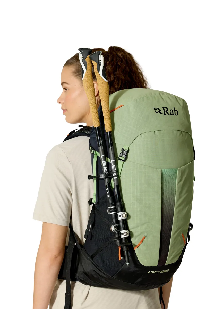 Rab Womens Airox 28ND Rucksack - Fig Green-Black-9