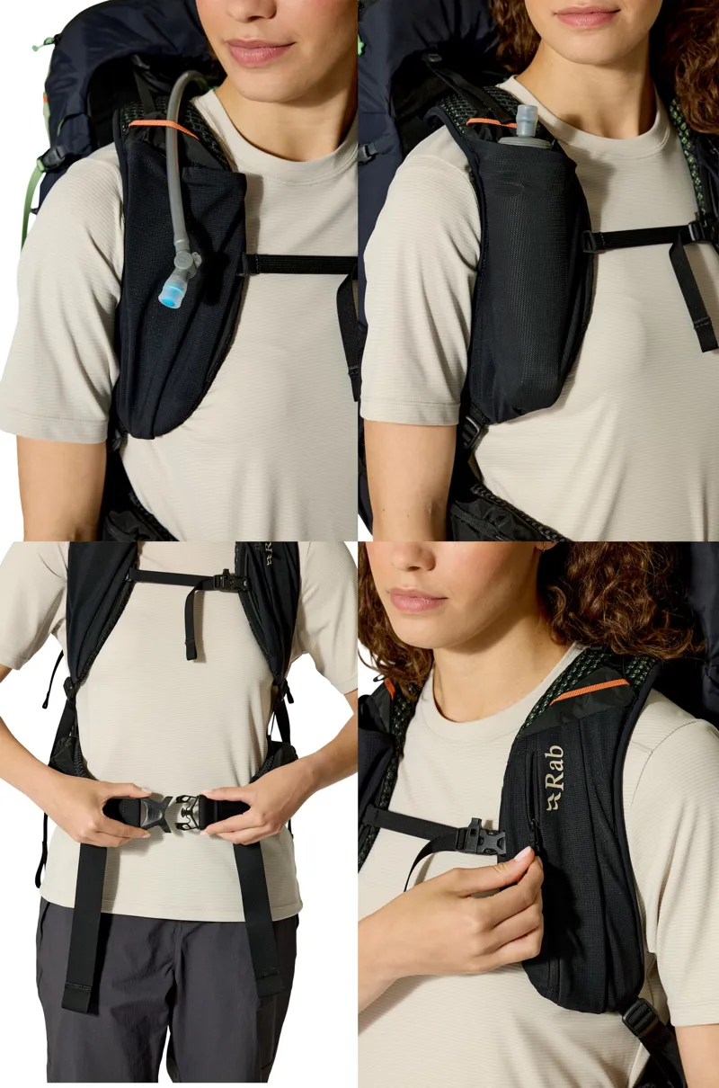 Rab Womens Airox 28ND Rucksack - Fig Green-Black-11