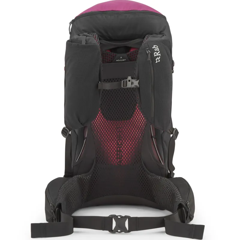 Rab Womens Airox 28ND Rucksack - Mulberry-Black-2