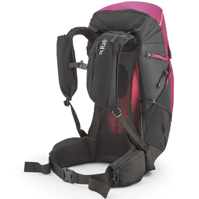 Rab Womens Airox 28ND Rucksack - Mulberry-Black-3