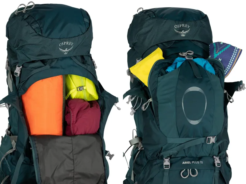 Osprey Womens Ariel Plus 70 Rucksack - Black-12