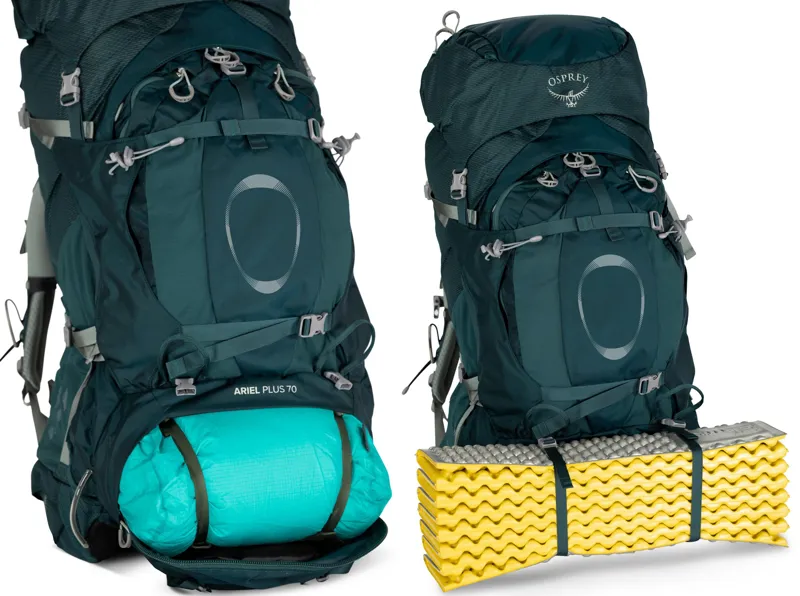 Osprey Womens Ariel Plus 70 Rucksack - Black-11