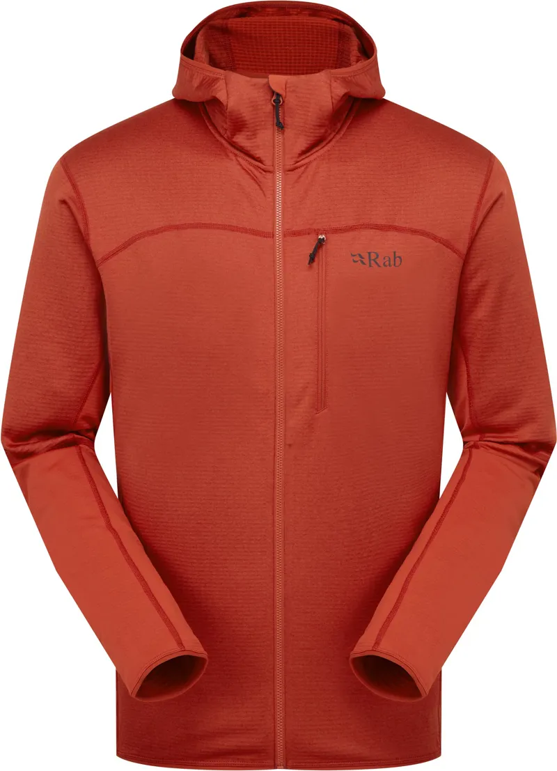 Rab Mens Ascendor Hoody - Tuscan Red