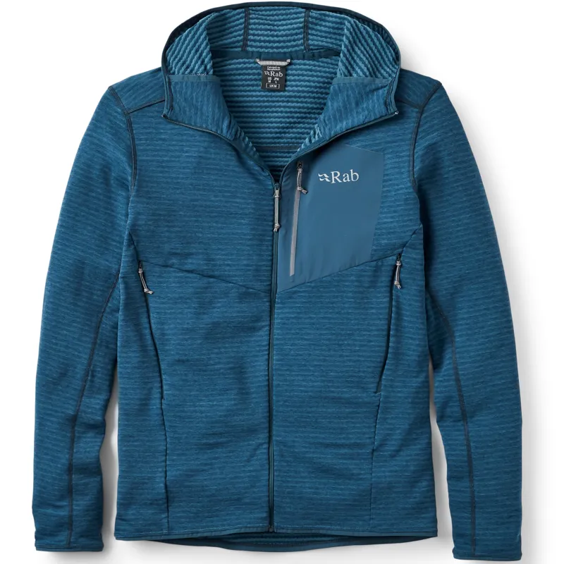 Rab Mens Ascendor Light Hoody - Tempest Blue