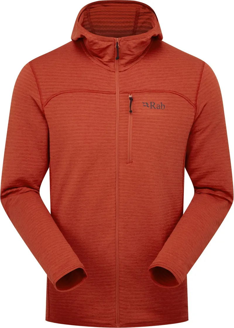 Rab Mens Ascendor Light Hoody - Tuscan Red